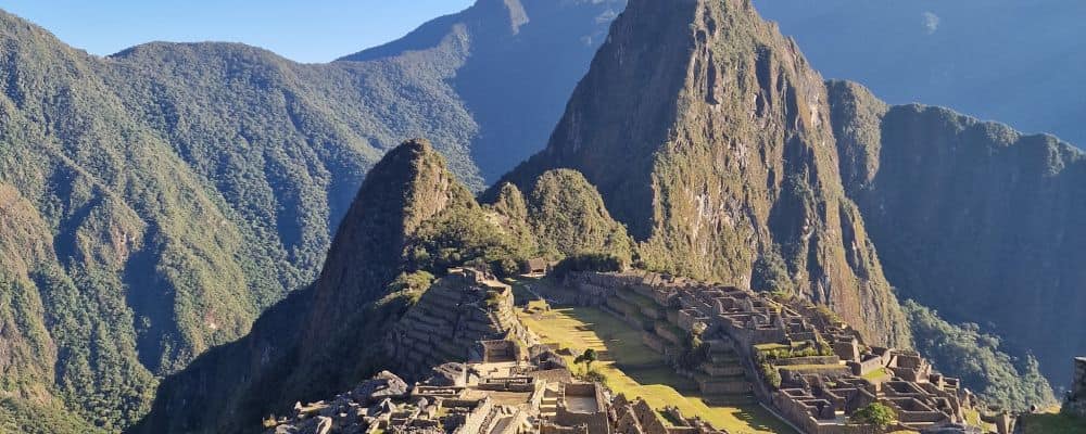 Machu Picchu view from the Sun Gate.