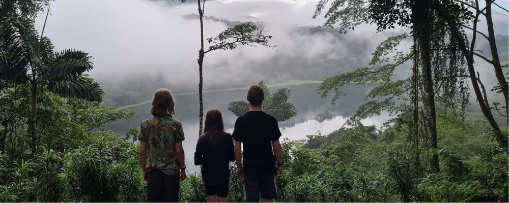 This ancient volcanic crater in Costa Rica is now a tranquil lake. Make sure you don't miss Costa Rica off your Around The World Itinerary.