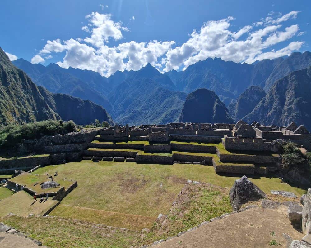 Inca ruin to explore on the Inca Trail on day three