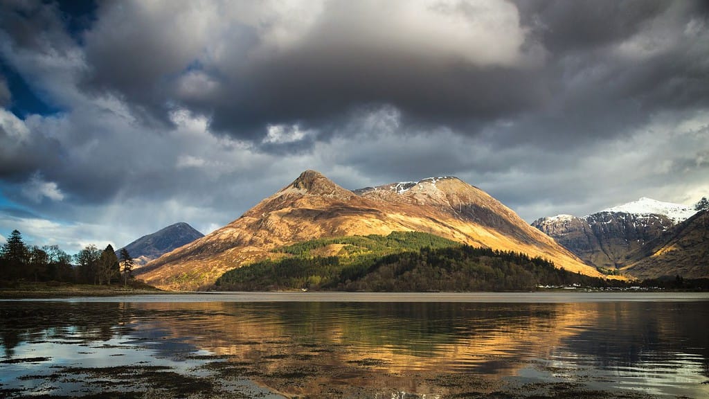 The Pap lit by the sun in Glencoe, Scotland by
AS Photovisions 