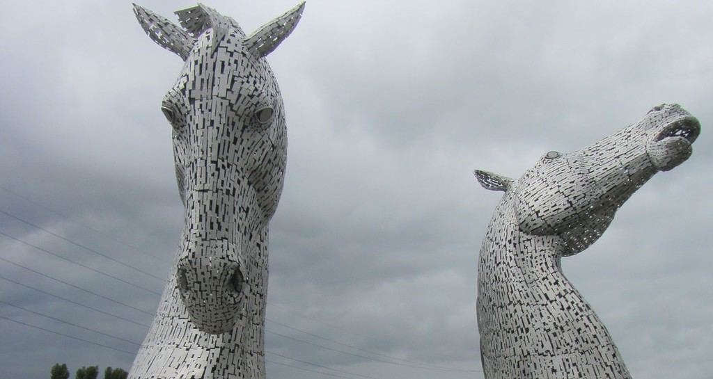 Budget friendly Kelpie statues in Falkirk, Scotland