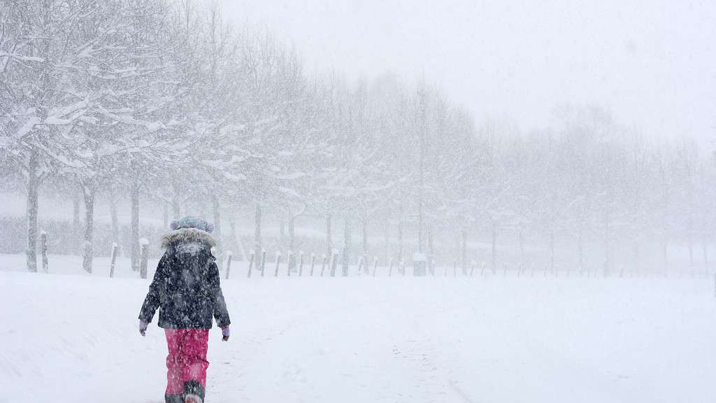 A Serbian cold front brings snow to Scotland by Gary Ellis