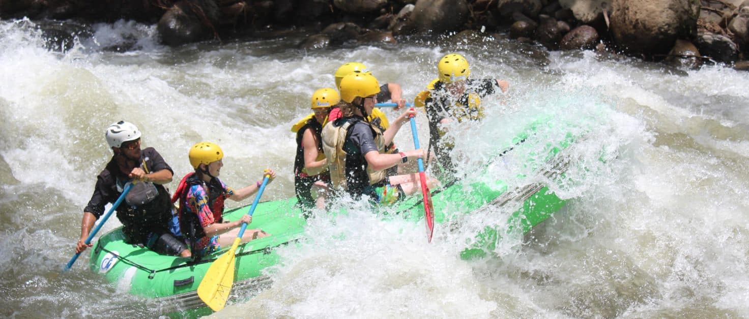 Trekking the Dream family on a white water rafting adventure